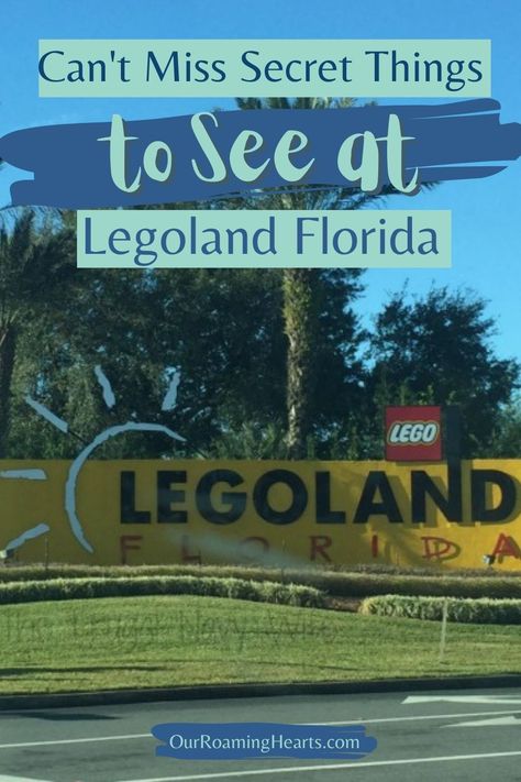 Don’t miss out on the incredible chance to discover these secret things with your family on your vacation at Legoland Florida! #legoland #vacation #family #ourroaminghearts #travel #resort #mustsee #florida #winterhaven | Legoland | Must See | Flordia | Vacation | Must See | Family | Travel Legoland Florida Tips, Lego Land Florida, Legoland Orlando, Winter Haven Florida, Orlando Trip, Frugal Travel, Legoland Florida, Lego Land, Florida Travel Guide