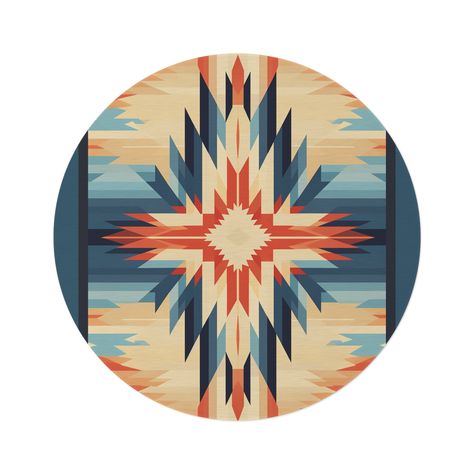 Navajo Native American Style Throw Navajo Art Pattern, Native Patterns Design, Navajo Designs Pattern, Navajo Pattern Design, Native American Designs Pattern Ideas, Native American Color Palette, Navajo Paintings, Native American Art Pattern, Southwestern Design Patterns