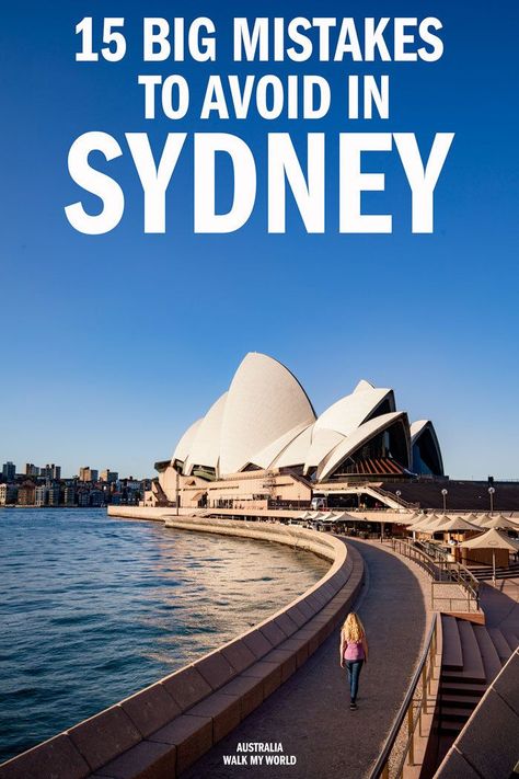 If you’re planning a trip to Sydney, then you’ll want to check out guide to the big mistakes you will want to avoid when visiting this incredible city! We’ll tell you about the classic errors travellers make, some local tips and everything you need to know before planning the trip of a lifetime Down Under. #Sydney #Sydneyaustralia #Australia Winter In Sydney Australia Outfits, Australia Roadtrip, Sydney Australia Travel, Grad Trip, Winter In Australia, Australia Bucket List, Australia Trip, Australia Itinerary, Sydney Travel