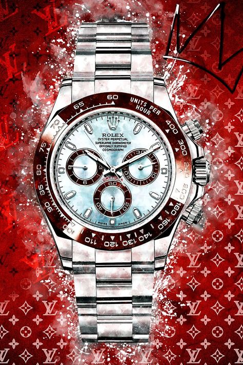 Canvas Wall Art Lv Watch, Neo Pop, Graphic Design Services, Urban Art, Design Services, Graphic Designer, Rolex, Canvas Wall, Pop Art