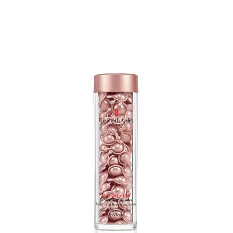 Experience the skin-renewing benefits of the Elizabeth Arden Retinol + HPR Ceramide Capsules. Arriving as pre-measured ampoules, the Rapid Skin Renewing Serum reduces the appearance of pores, fine lines and uneven tone.  The formula is powered by pure next-generation retinol plus HPR alongside ceramides to strengthen the moisture barrier, peptides to visible firm and soothing botanicals. Gentle enough for day and nighttime use as well as first-time retinol users, the capsules leave skin with a r Ceramide Capsules, Shea Butter Body Shop, Supple Skin, Grande Cosmetics, Makeup Sale, Night Serum, Skin Toner, Skin Radiance, Hydrating Mask