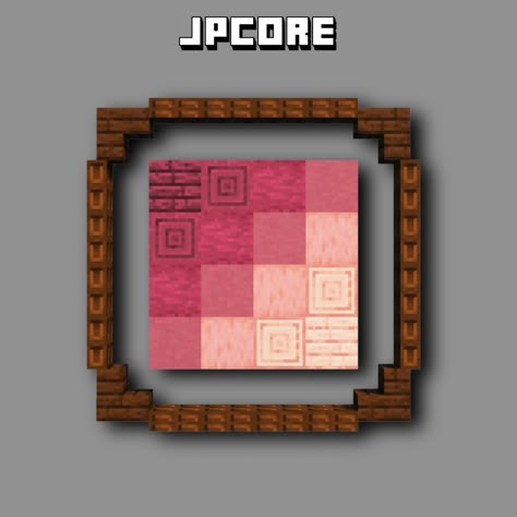 Need Minecraft ideas and inspiration, find it here! Minecraft Large Wall Designs, Quartz Floor Design Minecraft, Minecraft Vanilla Furniture, Minecraft Cherry Blossom Block Palette, Minecraft Bulletin Board Build, Jungle Wood Pallet Minecraft, Crimson Wood House Minecraft, Minecraft Carpet Ideas, Block Pallet Ideas Minecraft