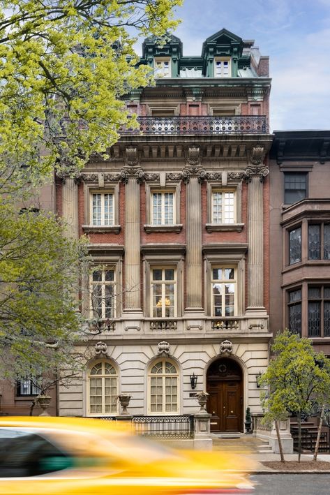 Beaux Arts Architecture, Marble Bar Top, Stone Porches, Mansard Roof, Garden Levels, Street New York, Gilded Age, The James, Nova York