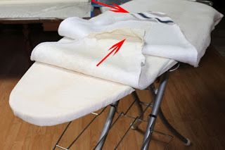 How To Make A Small Ironing Board, Sew Ironing Board Cover, Ironing Board Cover Diy How To Make, How To Sew An Ironing Board Cover, How To Make Ironing Board Pad, Diy Ironing Board Covers, Diy Ironing Board, Fabric Diy Projects, Ironing Pad