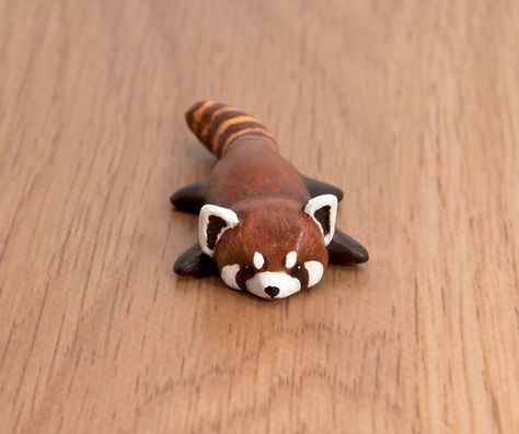 Panda Polymer Clay, Clay Totem, Crea Fimo, Diy Fimo, Panda Animal, Diy Polymer Clay, Animal Totem, Clay Diy Projects, Tanah Liat