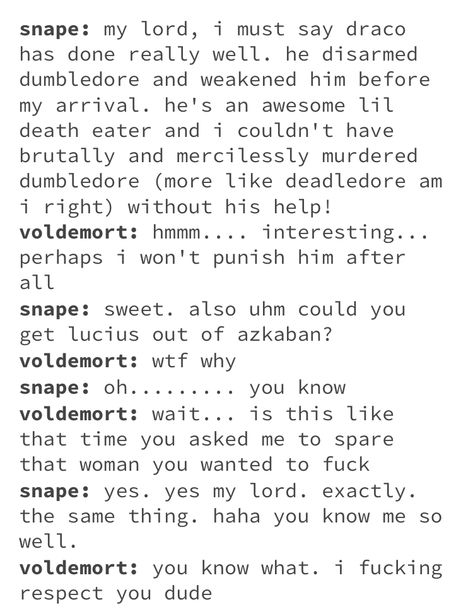 Snape X Voldemort, Snape Funny, Harry Potter Professors, Funny Harry Potter Jokes, Harry Potter Severus, Harry Potter Severus Snape, Snape Harry Potter, Snape Harry, Harry Potter Puns