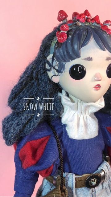 Doll Head Art, Doll Art, Ooak Fabric Dolls, Custom Coraline Doll Clay, Rag Doll Hair, Needle Sculpting Doll Face, Ceramic Doll Head Art, Dnd Diy, Fabric Art Doll