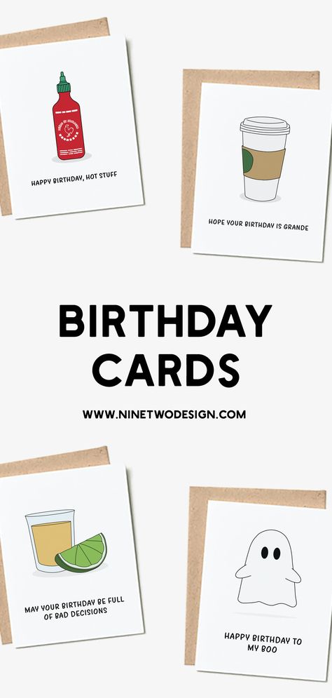 Birthday Card Jokes, Funny Handmade Birthday Cards, Puns For Boyfriend, Birthday Puns Boyfriend, Birthday Card Husband Handmade, Birthday Puns For Best Friend, Diy Birthday Cards For Husband Funny, 30th Birthday Puns, Funny Birthday Cards For Boyfriend