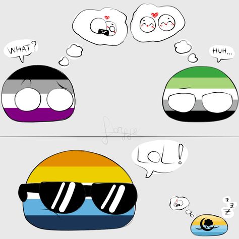 Lgbt balls Aroace Fanart, Lgbtq Balls Comics, Lgbtq Fanart, Lgbtq Balls, Lgbt Ball, Pride Balls, Aroace Art, Asexual Humor, Lgbt Humor