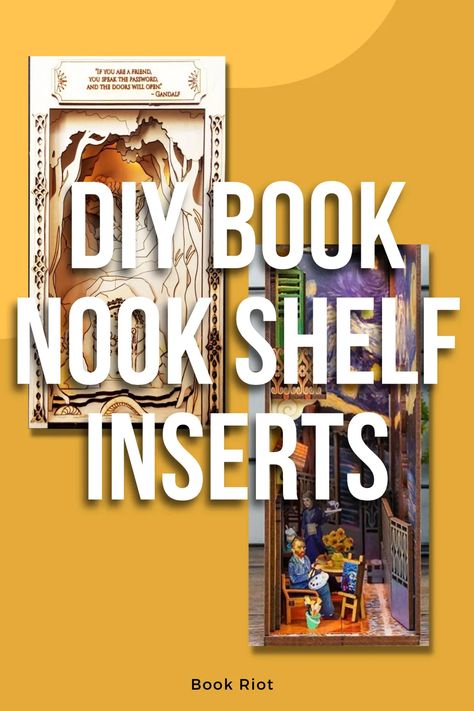 Book Nook Shelf Insert Diy Library, Booknook Printables, Book Nook Free Printable, Book Nook Printable, Diy Bookshelf Nook, Diy Book Nook Shelf Insert, Diy Booknooks, Diy Book Nooks, Book Nook Ideas Diy