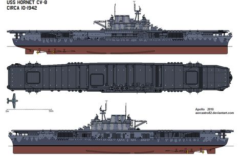 CV-8 USS Hornet by aercastro82 Uss Enterprise Cv 6, Doolittle Raid, Uss Hornet, Naval History, Uss Enterprise, Pearl Harbor, Navy Ships, Aircraft Carrier, Model Ships