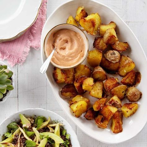 Cooking Potatoes, Whimsical Tea Party, Ideas For Cooking, Cooked Potatoes, Crispy Quinoa, Best Potato Recipes, Mayo Recipe, Easy Potato Recipes, Crowd Pleasing Recipes