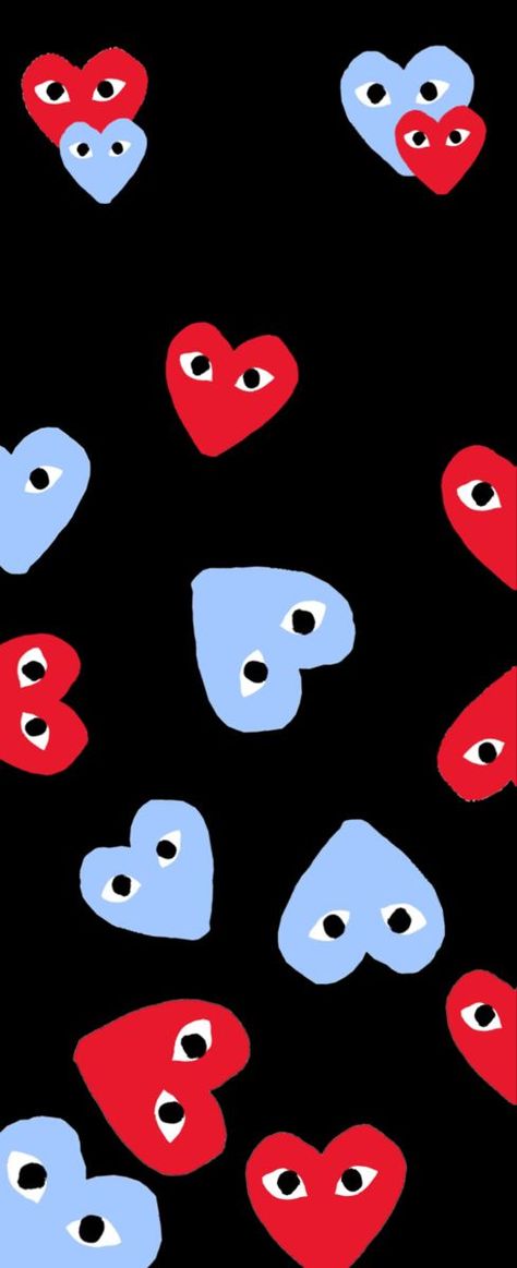 Blue Bape Heart Wallpaper, Bape Heart Wallpaper, Heart Wallpaper Iphone, Cdg Heart Wallpaper, Cdg Logo, Bape Wallpaper, Cdg Wallpaper, Cdg Heart, Bape Wallpaper Iphone