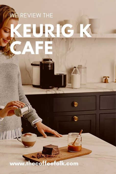 The Keurig K Cafe is an easy-to-use, efficient single serve K cup coffee maker with an excellent user experience and a fair price. Keurig K Cafe, K Cafe, Keurig Recipes, K Cup Coffee Maker, Keurig Coffee, Coffee Makers, K Cups, Cup Coffee, Single Serve