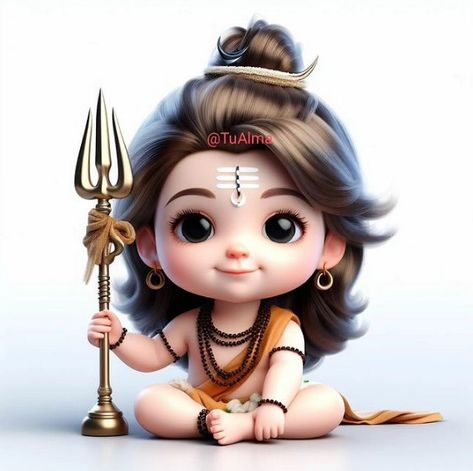 Lord Shiva Cute Pics, Cute Mahadev Pics, Cute Shiva Images, Cute Bholenath, Baby Shiva Images, Cute Mahadev, Baby Shiv, Cute Shiva, Baby Shiva