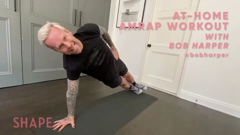 Amrap Workout, Bob Harper, Cardio At Home, Cardio Workout At Home, 30 Minute Workout, 10 Minute Workout, Fitness Experts, Jumping Jacks, Fat Burning Workout