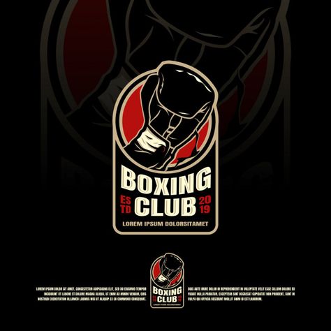 Boxing Logo Design Graphics, Boxing Logo Ideas, Boxing Club Logo, Boxing Branding, Boxing Logo Design, Boxing Logos, Boxing Gym Design, Fitness Artwork, Boxing Logo