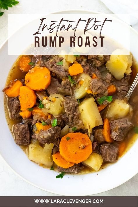 Instapot Rump Roast Recipe, Beef Rump Roast Recipes Instant Pot, Rump Roast Pressure Cooker, Instant Pot Rump Roast, Rump Roast Recipe, Cheeseburger Soup Slow Cooker, Crockpot Rump Roast, Low Carb Instant Pot Recipes, Fodmap Recipes Dinner