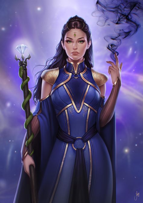 Sorceress Art, Dnd Sorcerer, Female Wizard, Fantasy Wizard, Female Human, Beautiful Dark Art, Art Appreciation, Dc Superheroes, Book Inspiration