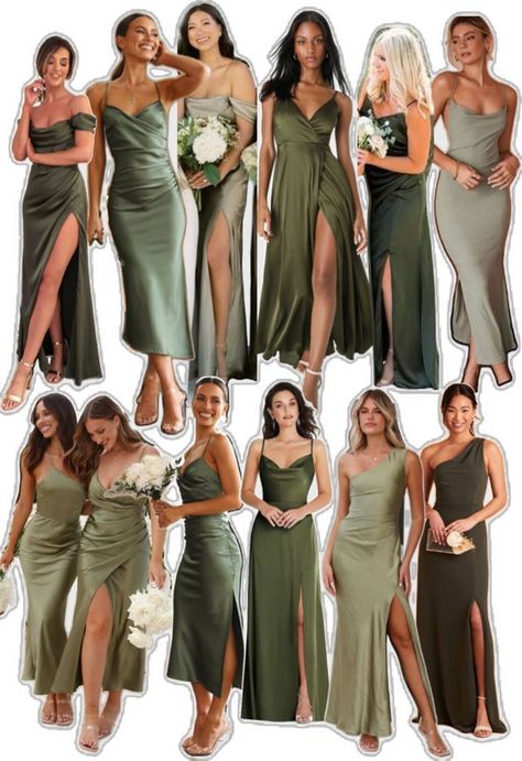 Dress Styles, Color Scheme, Green, Dresses, Color