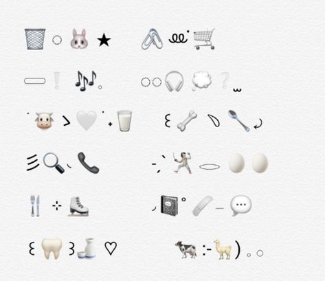 Symbol Combos, Aesthetic Emojis Combinations, Emojis Combinations, Emoji Ideas, Cute Emoji Combinations, Emoji Combos, Cute Text Symbols, Emoji Set, Insta Layout