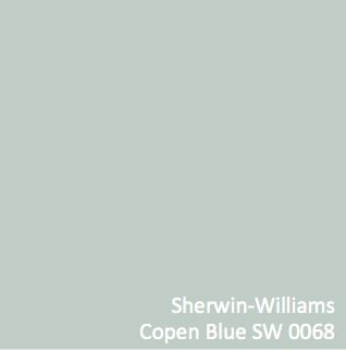 Sherwin-Williams Copen Blue SW 0068 ~ this is what color will are painting the kitchen in the condo :) Blue Accents Bedroom, Bathroom Colors Blue, Sherwin Williams Blue, Copen Blue, Blue Laundry Rooms, Bedroom Blue, Dining Room Blue, Blue Paint Colors, Sherwin Williams Paint Colors