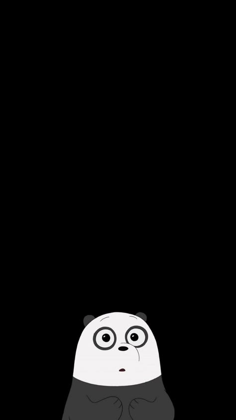 Wallpaper Bear Black Wallpaper, Smart Watch Wallpaper, Polar Bear Cartoon, Iron Man Cartoon, We Bare Bears Wallpapers, Hacker Wallpaper, Ice Bear, Original Iphone Wallpaper, Stitch Drawing