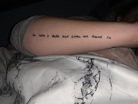 Life Is Tough, My Darling, Tattoo Quotes, Tattoos