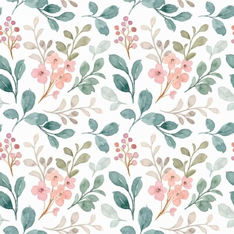 Seamless pattern of green and gray leave... | Premium Vector #Freepik #vector #pattern #flower #watercolor #floral Watercolor Flowers Pattern, Pattern Design Inspiration, Watercolor Floral Pattern, Green And Gray, Flower Pattern Design, Seamless Pattern Vector, Floral Border, Watercolor Pattern, Traditional Indian