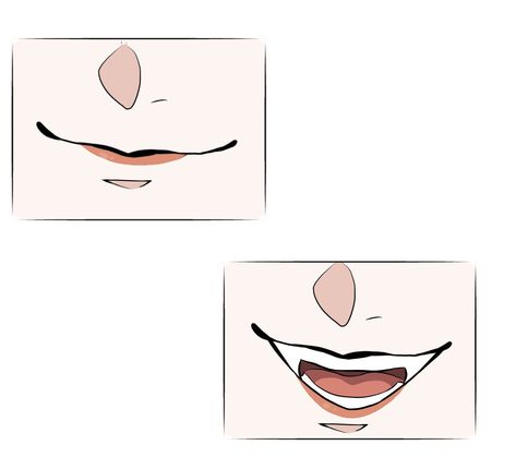 Demon Slayer Mouth Reference, Kny Eyes Base, Kny Mouth, Demon Slayer Drawing Base, Kny Oc Base Pose, Kny Oc Ideas, Demon Slayer Oc Ideas, Kny Demon Oc, Demon Slayer Eyes