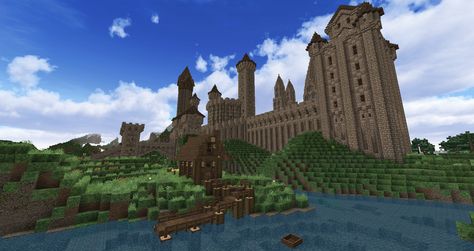 Minecraft Castle Minecraft Wall, Minecraft Castle, Minecraft Ideas, Monument Valley, Minecraft, Monument, Castle, Deviantart, Natural Landmarks