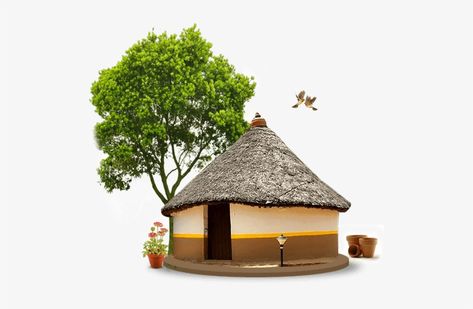 It was belongs to desert area, it was one of the beautiful hut at Thar Desert. Village Hut, Thumbnail Png, Village Scene Drawing, Walking Cartoon, Free Cartoon Characters, Home Png, Green Screen Photo, Thar Desert, Village Art