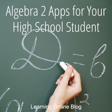 Easy Apps to help conquer Algebra 2 #math_apps Math Apps, Easy Apps, Algebra 2, Online Blog, Homeschool Help, Music Design, Math Concepts, High School Students, Online Learning