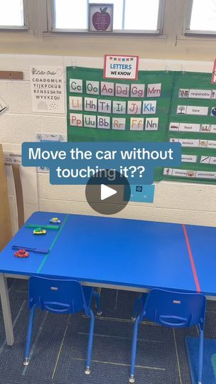 70K views · 631 reactions | 136_🚗✨ Students face the challenge of moving a car without touching it, using only a magnetic wand attached to the car's top. This activity not only introduces them to the fascinating worl | PreschoolVibes | PreschoolVibes · Original audio