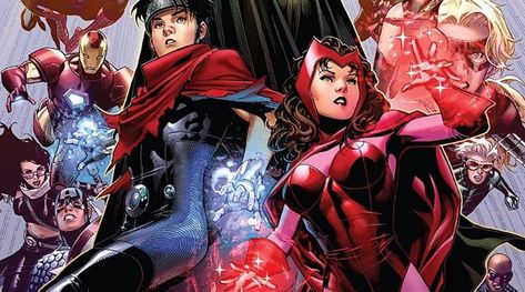 Comic Wanda Maximoff, Wanda Comic Panels, Wanda Maximoff Comic Panels, Wanda And Vision Comics, Scarlet Witch 2023 Comic, Billy Maximoff, The Original Avengers, Mr Sinister, The Scarlet Witch