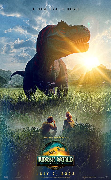 jurassic world rebirth poster t-rex blue 2025 Jurassic World Poster, Jurassic World 4, Film Jurassic World, Teaser Poster, Jurassic Park World, 2025 Vision, Jurassic World, Jurassic Park, Godzilla