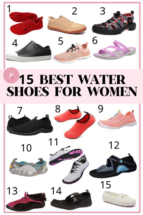 15 Best Water Shoes for Women (2022) - Paisley & Sparrow Swim Shoes For Women, Water Shoes Women Beach Outfit, Pool Shoes For Women, Womens Water Shoes, Sporty Sneakers For Water Sports, Beach Shoes Women, Water Sports Sneakers With Round Toe, Cruise Shoes Women, Beach Shoes For Sand