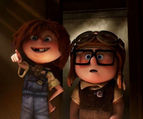 10 Things The First 10 Minutes Of "Up" Taught Us Best Duo Cartoon, Ellie Fredricksen, Up Carl Y Ellie, Up Cartoon, Up Carl And Ellie, Carl Fredricksen, Up 2009, Up Pixar, Images Disney