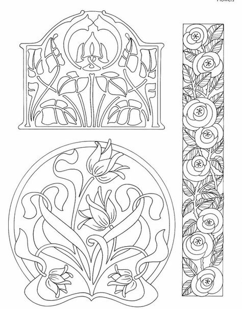 Art Nouveau Designs — Yandex Disk Ornaments Drawing, Ornaments Tattoo, Ornaments Vinyl, Ornaments Illustration, Fleurs Art Nouveau, Vinyl Ornaments, Art Deco Tattoo, Ornaments Painted, Motifs Art Nouveau