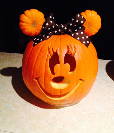 #Halloween2013 Minnie Mouse pumpkin Christina Anderson Minnie Mouse Carved Pumpkin, Coco Melon Pumpkin Carving, Pumpkin Carving Ideas Minnie Mouse, Pumpkin Carving Minnie Mouse, Mini Mouse Pumpkin Carving, Minnie Pumpkin Carving, Minnie Mouse Pumpkin Carving, Mickey Mouse Pumpkin Carving, Minnie Mouse Pumpkin Stencil