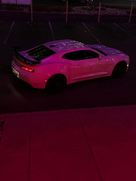 Pink Hellcat Wallpaper, Pink Camaro Zl1, Pink Camaro Wallpaper, Pink Camaro Aesthetic, Pink Srt Charger, Pink Hellcat Srt, Pink Hellcat Charger, Cheverlot Camaro, Pink Hellcat