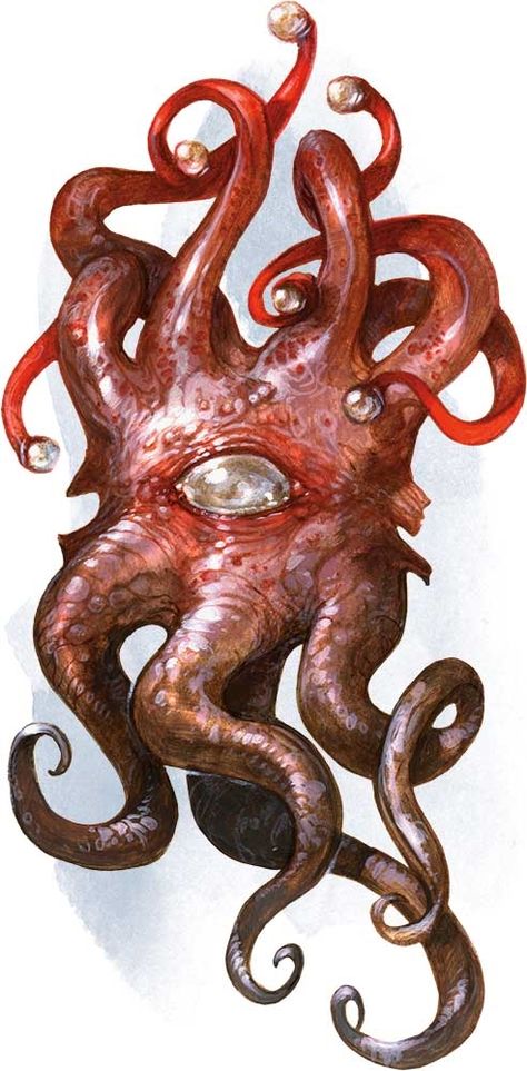 Monsters for Dungeons & Dragons (D&D) Fifth Edition (5e) - D&D Beyond Dm Dnd, Mind Flayer, D D Monsters, Cthulhu Mythos, Forgotten Realms, Dnd Monsters, Dungeons Dragons, Fantasy Monster, Monster Design