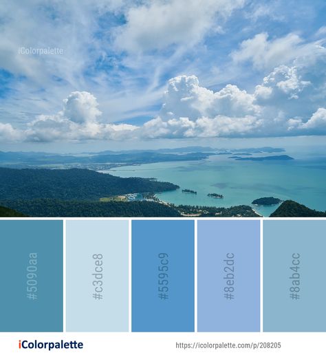 Color Palette ideas from 2538 Cloud Images | iColorpalette Daylight Reference, Sky Pallete Color, Coloring Combinations, Cloud Images, Color Palette Ideas, Pantone Colour Palettes, Blue Sky Clouds, Color Schemes Colour Palettes, Palette Ideas