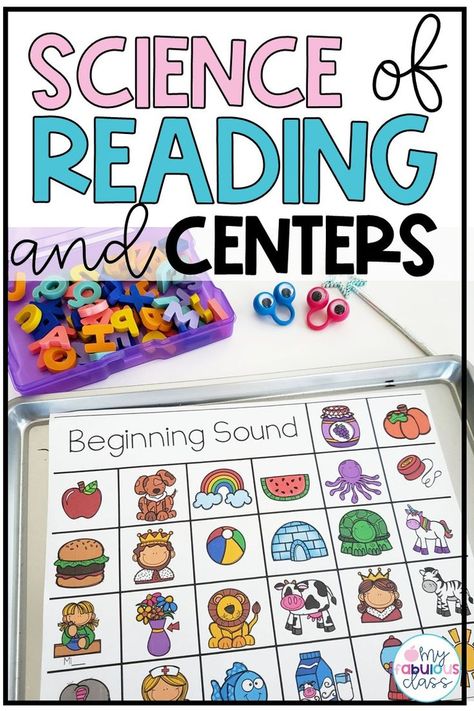 Hands On Reading Activities Kindergarten, Kindergarten Reading Centers Beginning Of The Year, Beginning Sound Centers Kindergarten, Literacy Centers Organization, Literacy Center Kindergarten, Kindergarten Discovery Center Ideas, Kindergarten Center Ideas Literacy, Kindergarten Learning Stations, School Centers Ideas