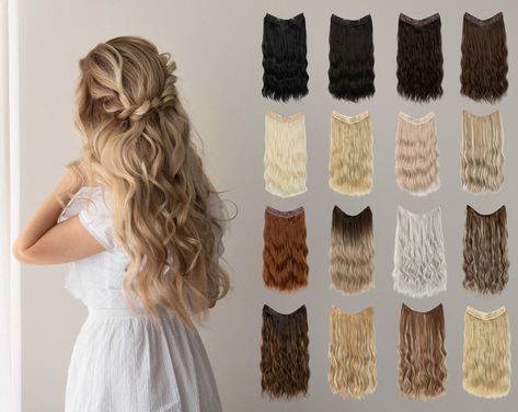 Clip in ponytail extensions