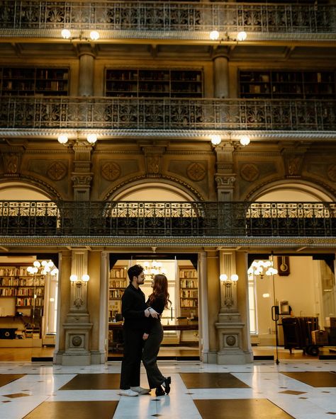 Remember that big beautiful library in Baltimore? #librarylove #marylandengagementphotographer #peabodylibrary #baltimoreengagementphotographer #coupleslove #insomniamag #authenticlovemag #baltimoreweddings #baltimoreweddingphotographer Photos In Library, Peabody Library, Law Library, 2024 Photo, Library Pictures, Beautiful Library, Prom Photos, Family Law, Photo Library