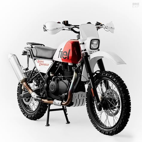 A Dakar-Inspired Royal Enfield Himalayan from Fuel | Bike EXIF Himalayan Royal Enfield, Honda Dominator, Enduro Vintage, Royal Enfield Himalayan, Bike Fender, Enfield Himalayan, Motor Custom, Honda Grom, Moto Car