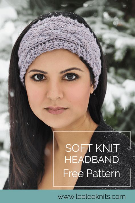 Cozy Headbands, Knitted Headband Free Pattern, Cable Headband, Cable Knit Headband, Knit Headband Pattern, Winter Headband, Knitting Patterns Free Hats, Crochet Kids, Kids Headbands