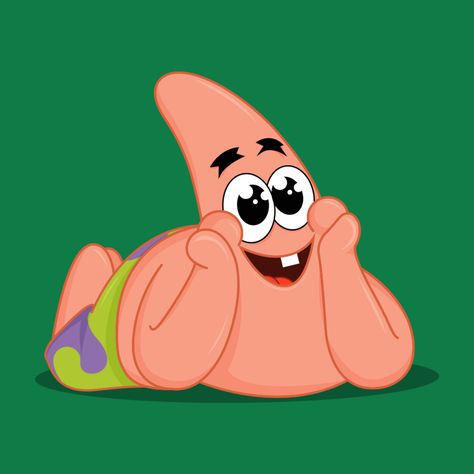 Patrick Star Decorations, Patrick Star Funny Cute, Patrick Star Cute Wallpaper, Patrick Star Cool, Patryk Spongebob, Patrick Cool, Patrick Star Tattoo, Patrick Star Painting, Patrick Star Drawing