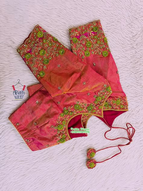 Maggam Work Tassels For Blouse, Maggam Works Simple, Computer Embroidery Design Blouses For Pattu Sarees, Work Blouse Designs Latest Bridal, Maggam Work Blouse Designs Latest For Pattu Sarees, Simple Maggam Work Designs, Computer Work Blouse Designs, Work Blouse Designs Latest, Marriage Saree